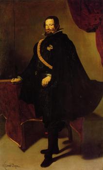 Diego Rodriguez De Silva Velazquez : Don Gaspde Guzman, Count of Olivares and Duke of San Lucla Mayor